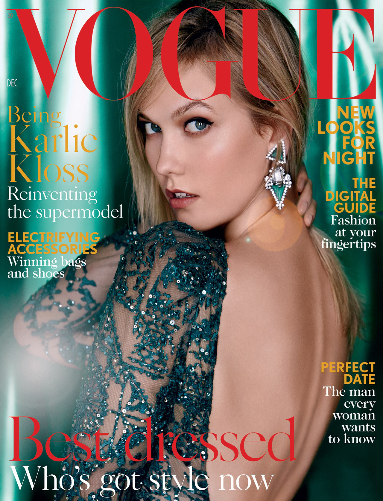 Vogue December 2015 Cover Karlie Kloss Vogue