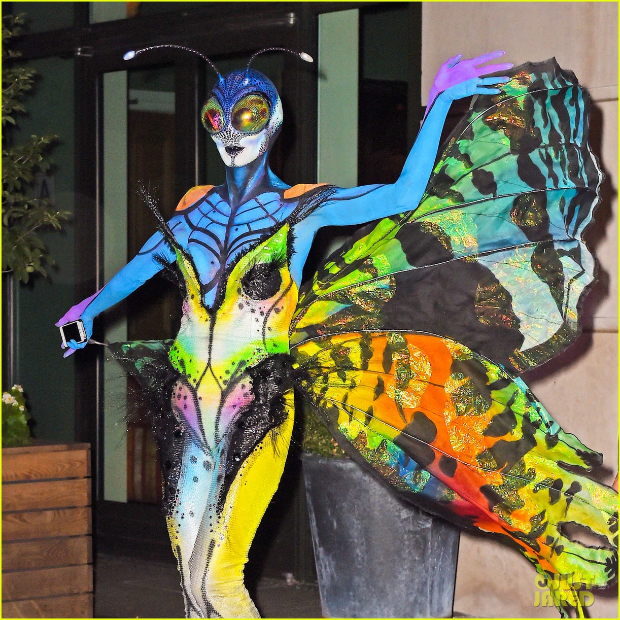 heidi klum butterfly halloween costume 01