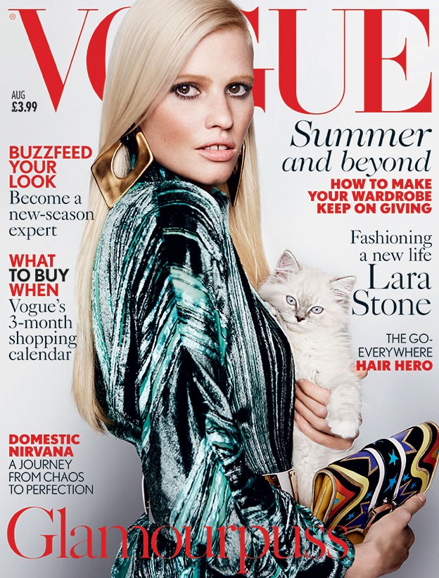 Vogue Aug 2015 Lara cat bt