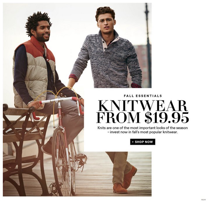 HM Fall Winter 2014 Knitwear Men 001